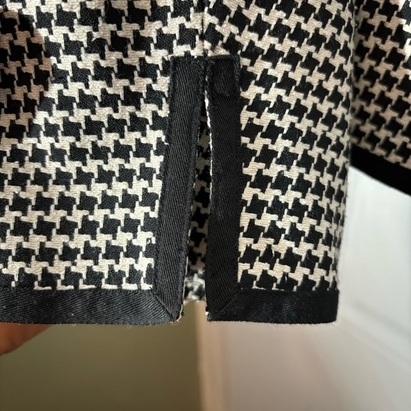 Talbots Wool Blend Double Breasted Houndstooth Jacket/Blazer, Size 12 Petite - Picture 5 of 9